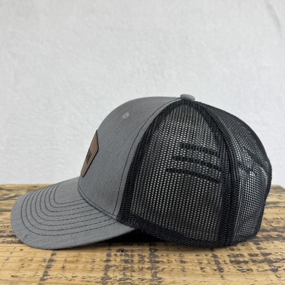 Pawpaw Hat Cap Snap Back Gray Black Mesh Trucker Patch Grandpa Mens Gift - Picture 2 of 7